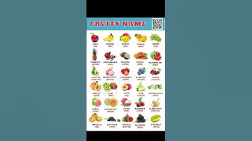 25 Fruits name in english/25 Fruits name in hindi / fruits name in english #fruitlove #fruitpunch