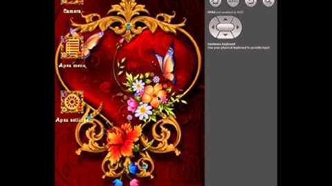 Android: APEX+GO Launcher Theme: Victorian Hearts
