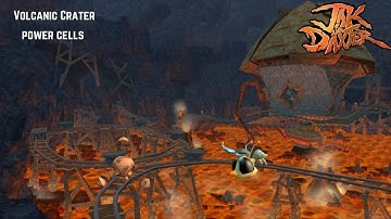 Jak and Daxter: The Precursor Legacy - Volcanic Crater, Power Cell Walkthrough.