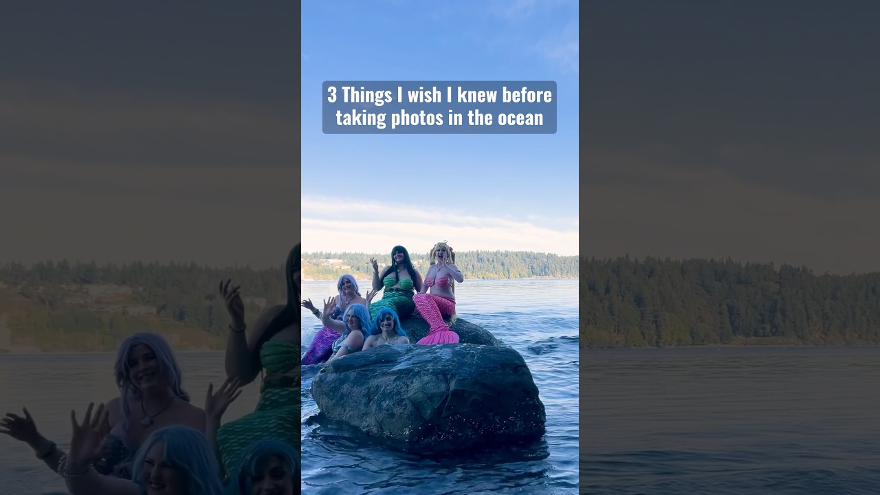 3 Things I wish I knew BEFORE taking photos in the ocean. 🌊 #cosplay #mermaid #photoshoot