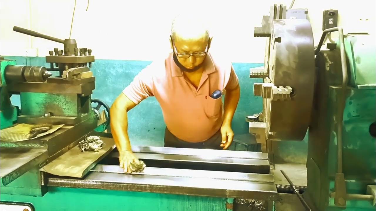 cleaning lathe maching YouTube