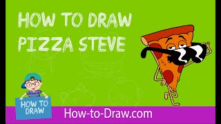 How to Draw Pizza Steve  #howtodraw #drawing #cartoon