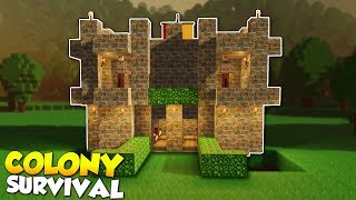 THE KEEP DEFENSE & SLACKERS!  Colony Survival Gameplay [Ep 2]  Kingdom Building!
