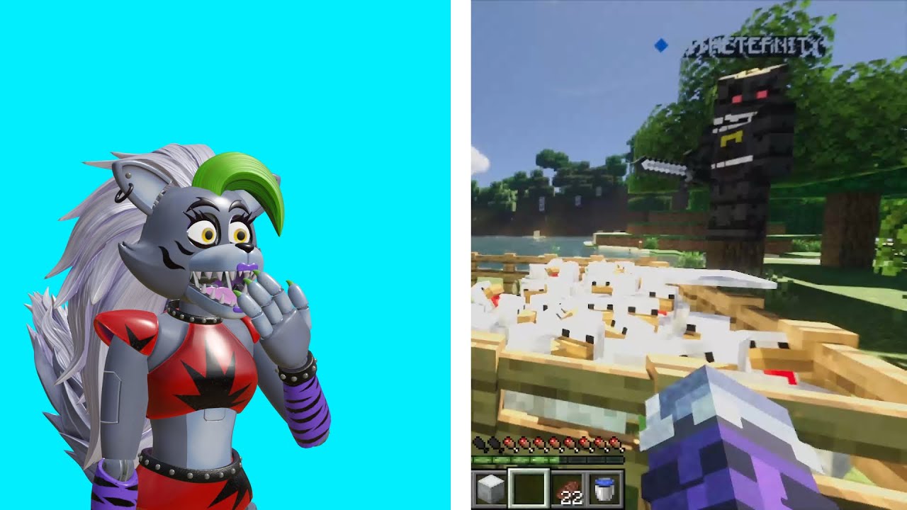 Roxy and Friends Minecraft Survival | Part 18 | NIGHTMARE Joins our ...