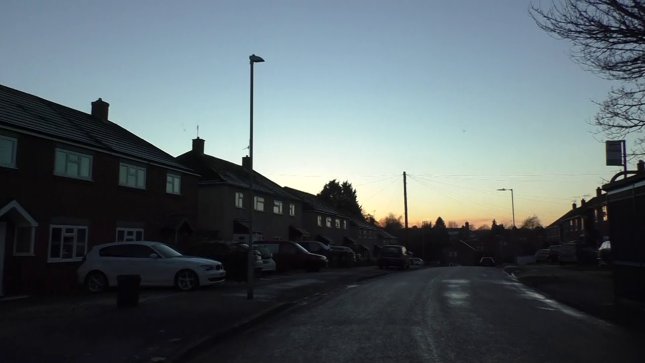 Driving Around Dines Green Estate, Worcester, Worcestershire, England 31st December 2020