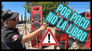 SONIDO TERRORIFICO PRESENTA SU EQUIPO DE AUDIO Y LA DURA VERDAD DE SER SONIDERO.