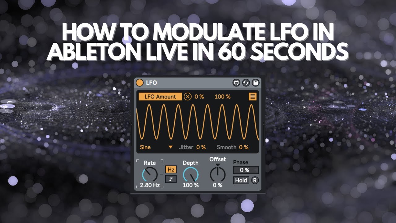 How To Modulate LFO In Ableton Live 11 In 60 Seconds - YouTube