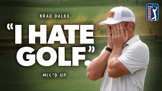 We Mic’d Up Brad Dalke For 36 Holes… (golf Is Hard)