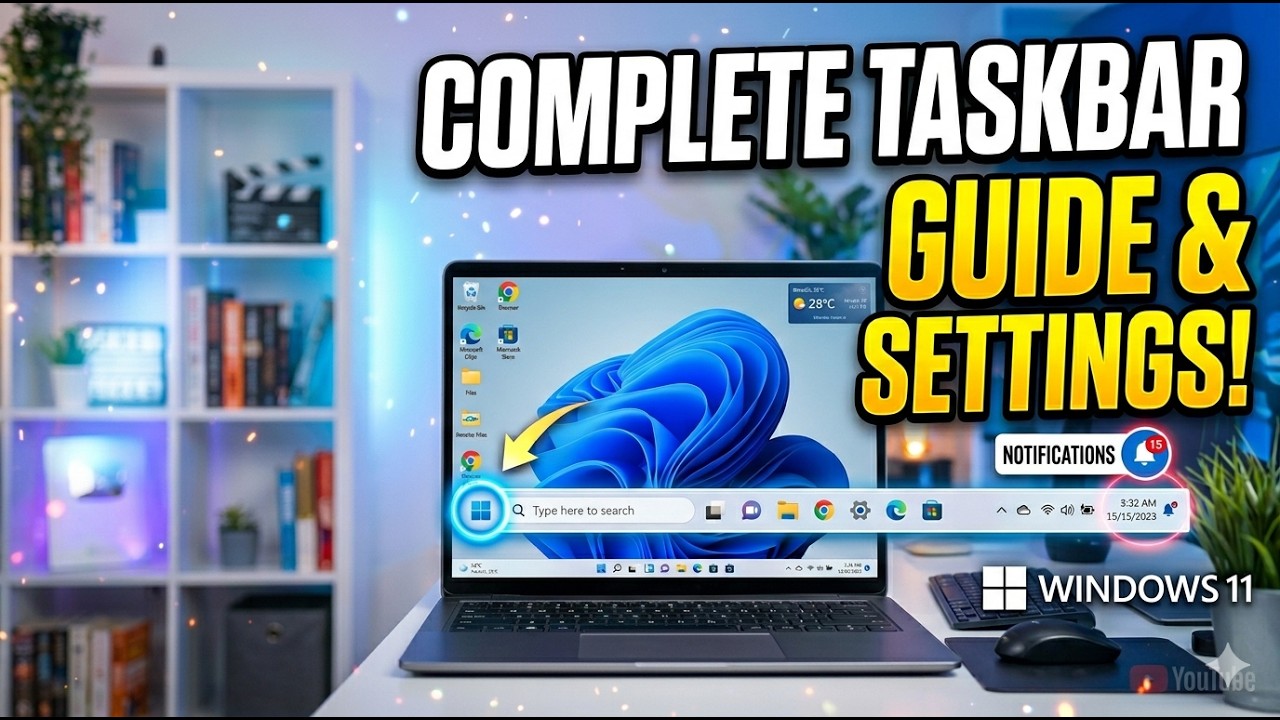 Windows 11 Taskbar: The Complete Guide & Best Settings (2026) - YouTube