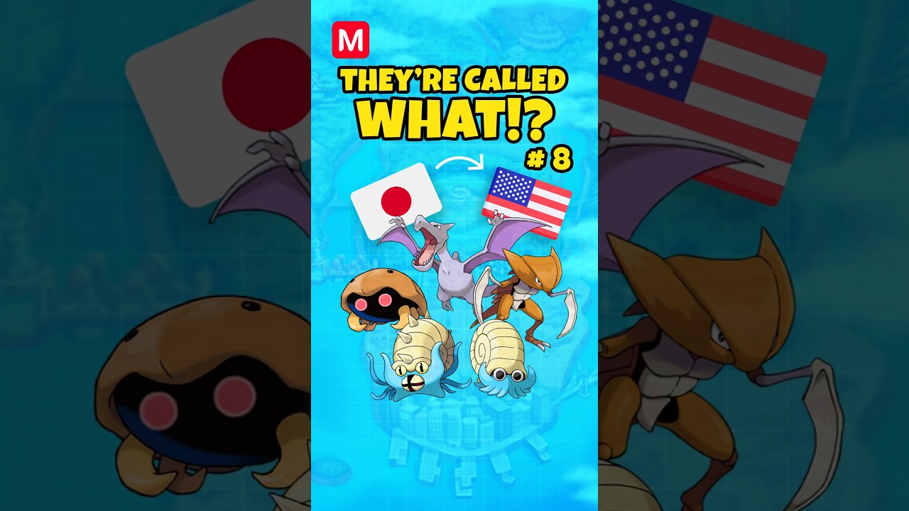 The Origins of Pokémon Names - Omanyte, Omastar, Kabuto, Kabutops, Aerodactyl