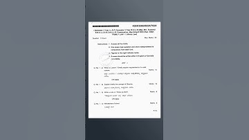 LLB FAMILY LAW - I (HINDU LAW) MARCH/APRIL 2023 QUESTION PAPER 1st SEM 80 - 20 PATTERN KSLU #shorts