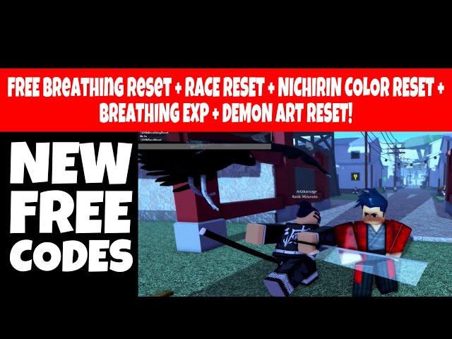 NEW* FREE CODES Demon Slayer RPG 2 New Update! FREE Reset (Race + Nichirin  + Breathing + Demon Art) 