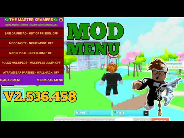 Roblox Mod Menu v 2.536.458  Speed Hack, WallHack, NoClip And MORE!!! 