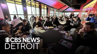 Metro Detroit high school students explore careers in professional sports