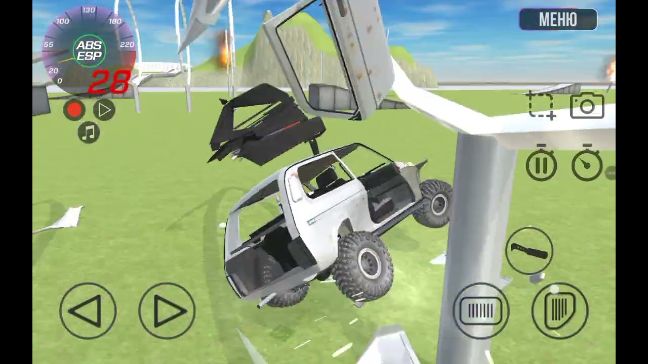 Я играю в ВАЗ краш тест нива Шевроле сошла с ума часть 2