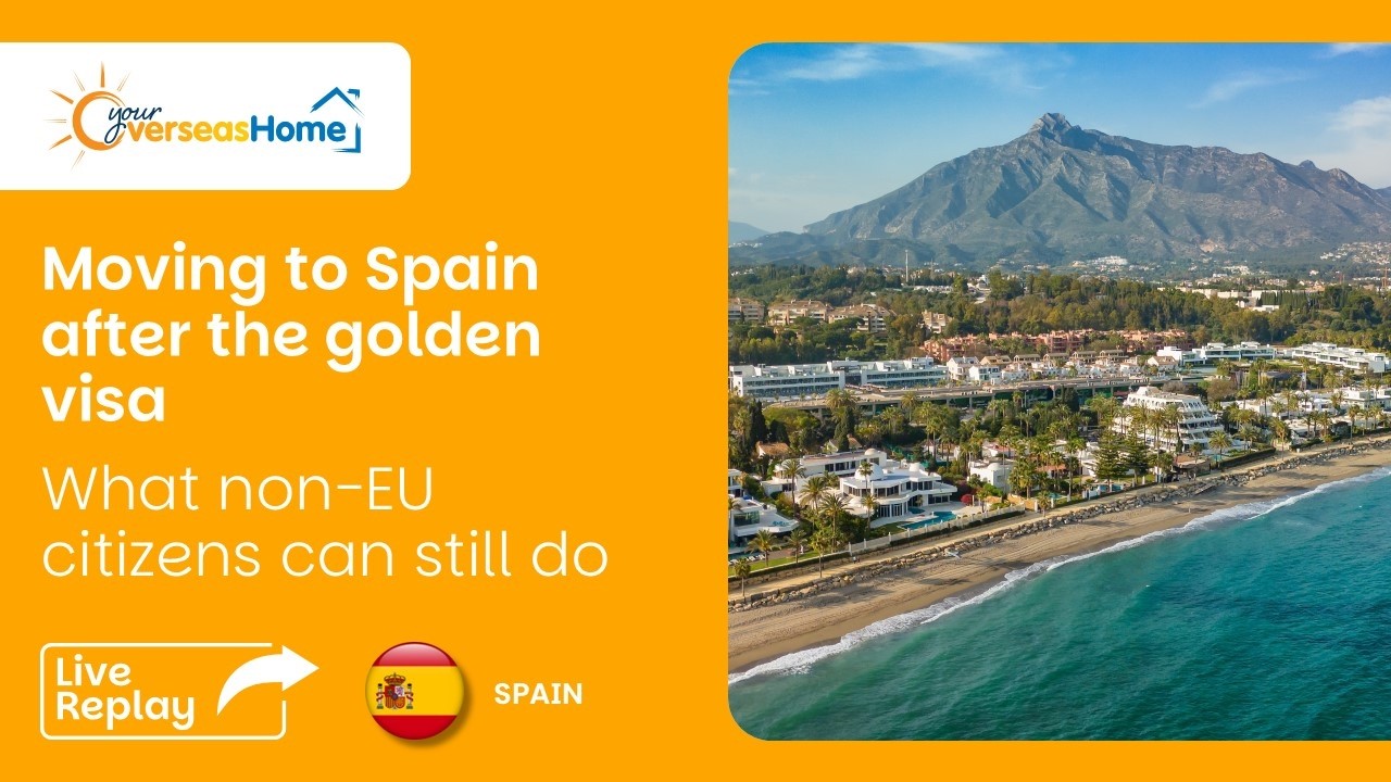 Moving to Spain after the golden visa – what non-EU citizens can still do