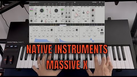 Massive X - Native Instruments | No Talking | @NativeInstruments