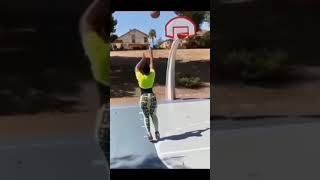 Thick Beauty Playing Basket Ball