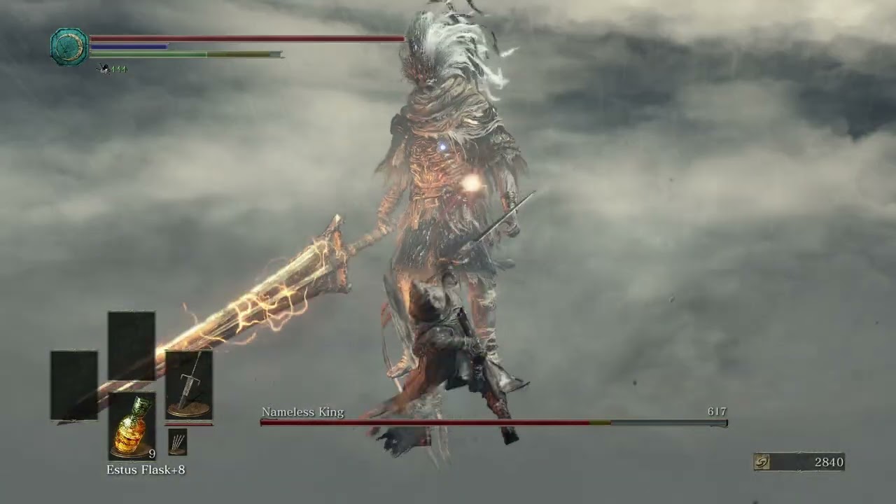 Nameless King Boss Fight [Melee Greatsword] / DARK SOULS™ III