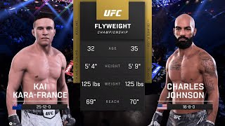 EA Sports UFC 5 Gameplay Kai Kara-France vs Charles Johnson