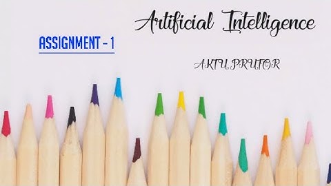 AKTU PRUTOR || AI ASSIGNMENT-1 || ANSWER