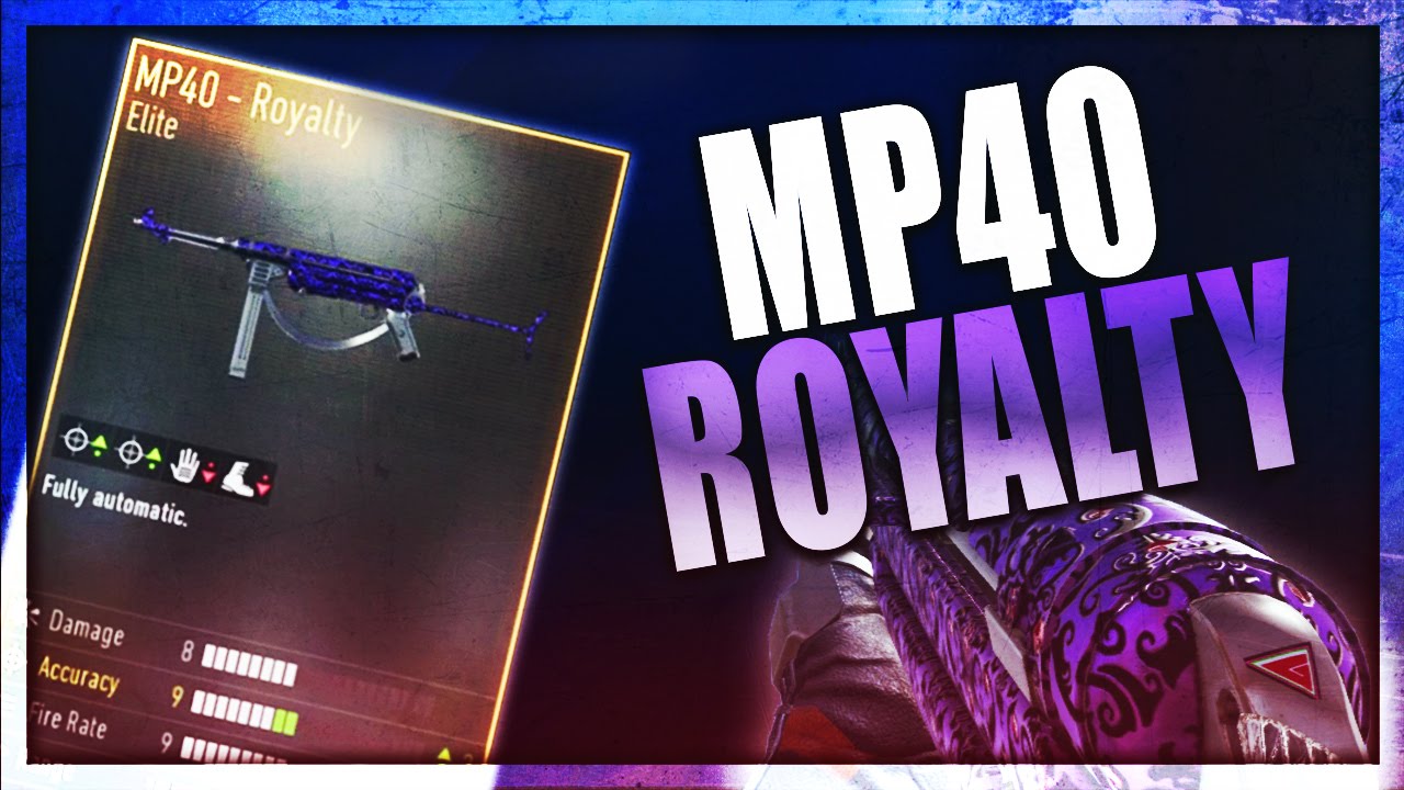 NEW ROYALTY MP40 GAMEPLAY! New ROYALTY WEAPONS! Supply Drop DLC Weapon! (COD AW)