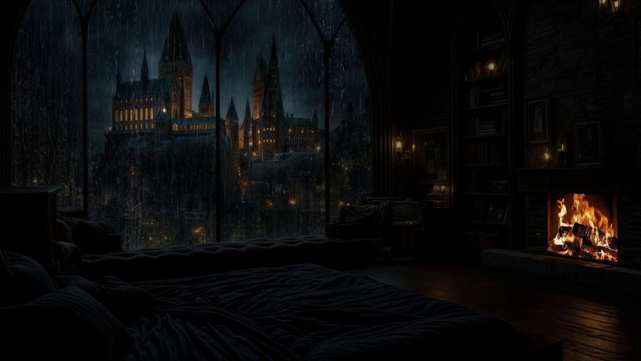 (No Ads) Deeply Relaxing Sleep Hypnosis 🌧️ Night Rain to Calm the Mind & Remove Negative Thoughts