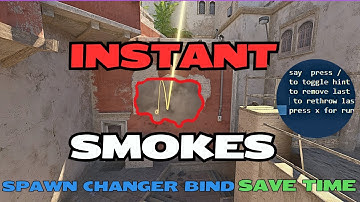 CS2 Mirage: Easy Instant Window Smokes with Spawn Changer
