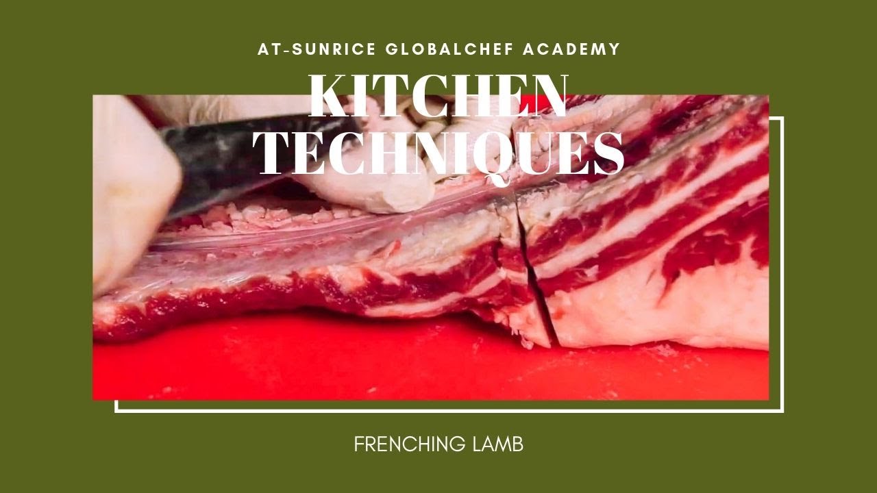 At-Sunrice Kitchen Techniques — Frenching Lamb like a Pro