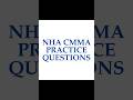 NHA CMMA Practice Questions | Cheat Sheet (Tutor Verified & Graded A+) #studytips #ccma