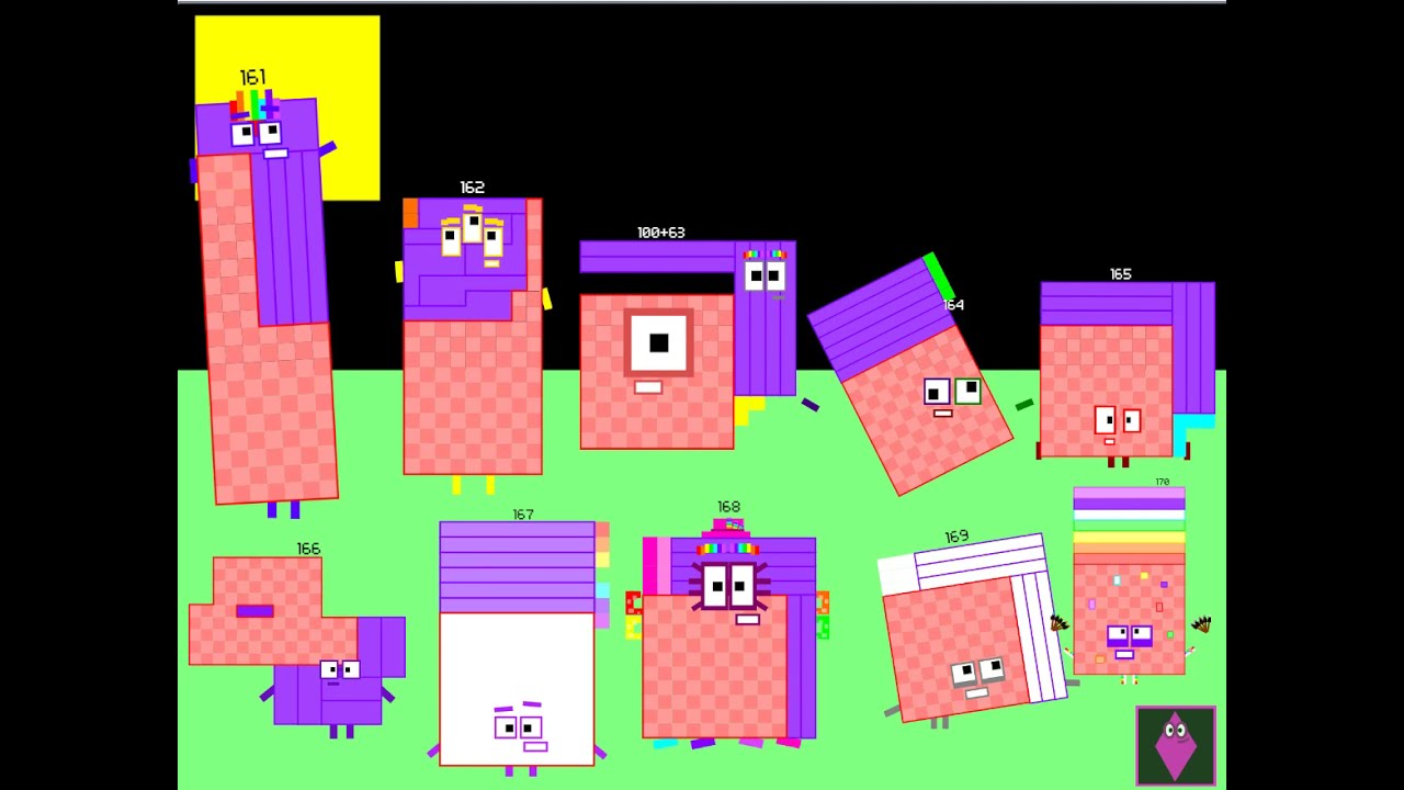 Numberblocks Retro Band 161 170 Fanmade Youtube