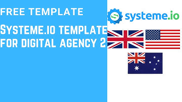 Systeme.io template website for digital agency funnel