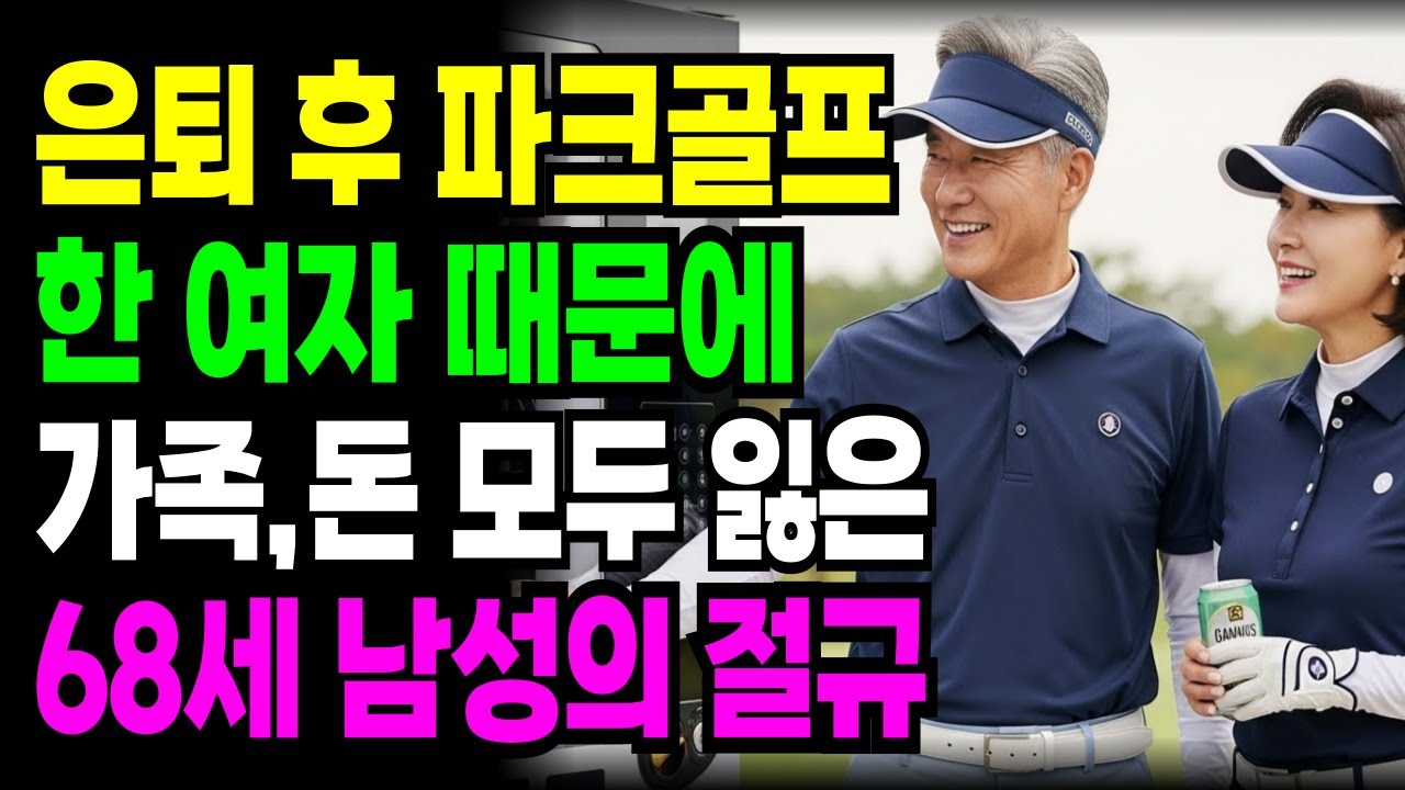 [노후자금사연] 은퇴 후 파크골프, 한 여자 때문에 가족, 돈 모두 잃은 68세 남성의 절규!