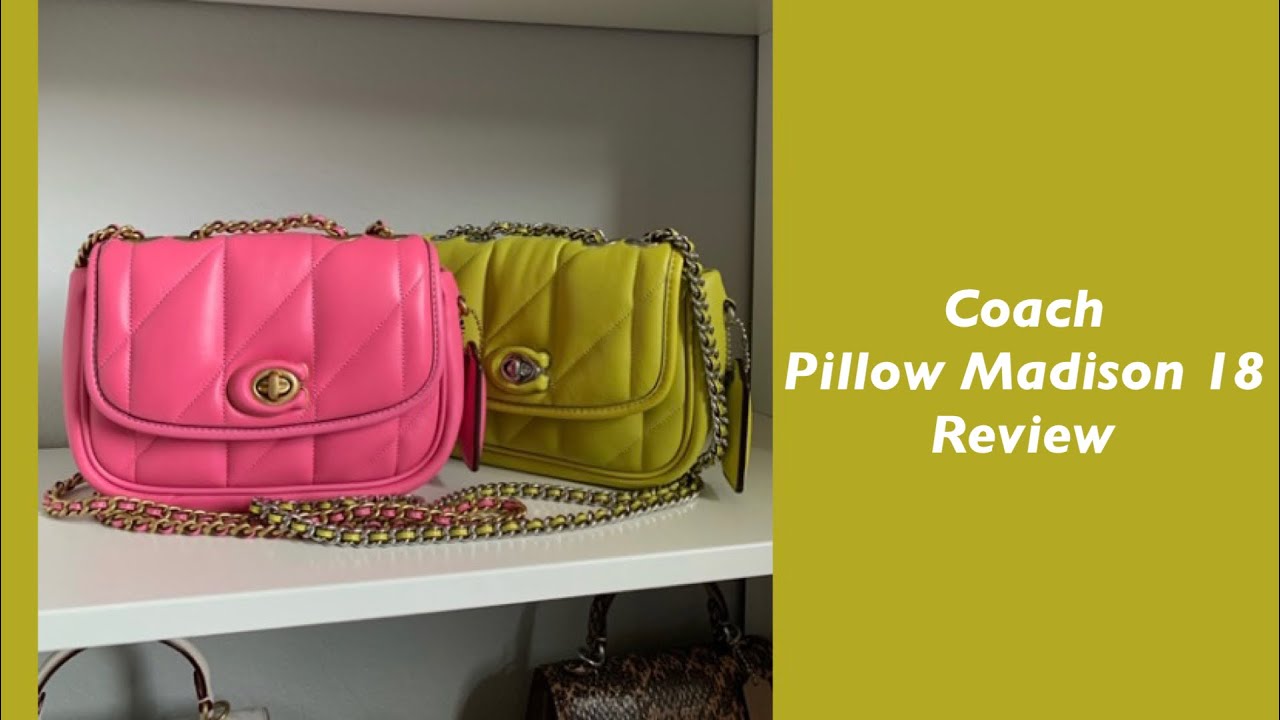 ファッションの 取寄 コーチ レディース キルテッド ピロー マディソン ショルダー バッグ COACH women Quilted Pillow  Madison Shoulder Bag Petunia