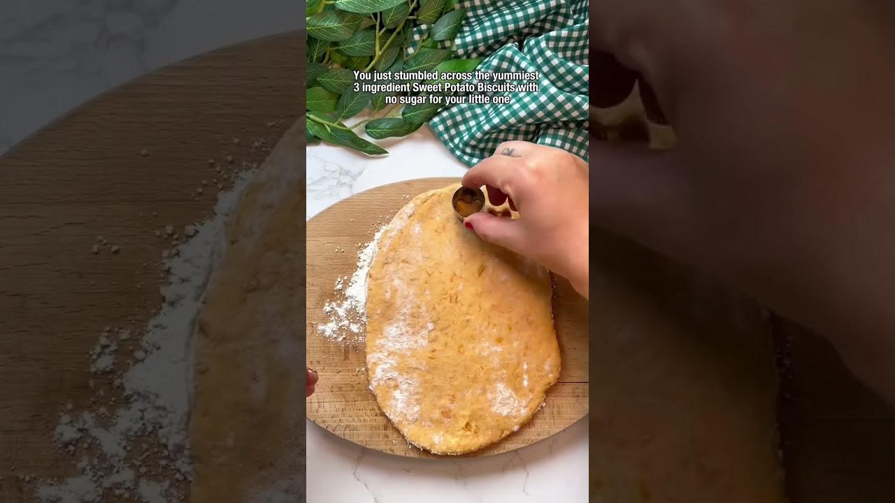 Sweet Potato Biscuits Baby Led Weaning Recipes BLW Blw Babyledweaning Easyrecipe