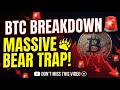 🚨 BITCOIN BREAKDOWN ALERT 😱 | Bitcoin Price Prediction Today #btc #btccrash