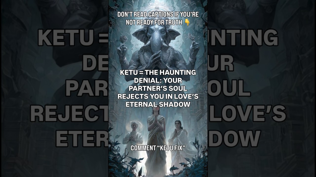 KETU = THE HAUNTING DENIAL: YOUR PARTNER’S SOUL REJECTS YOU IN LOVE’S ETERNAL SHADOW