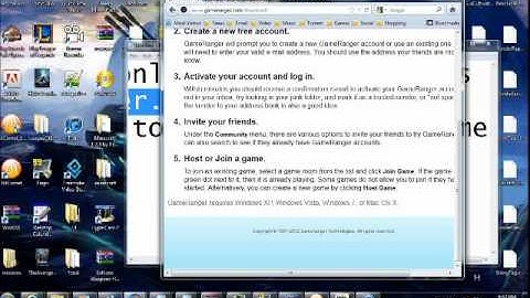 How to play online in army men rts
