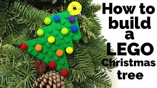 How to Build a Lego Christmas Tree Ornament