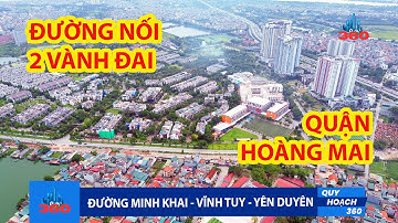 Đường nối 2 vành đai đang làm khá nhanh ở Hoàng Mai