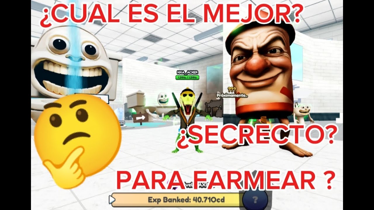 (RECOMENDACION) DE SECRECTOS PARA SUBIR DE NIVEL EN BRAINROT EVOLUCION