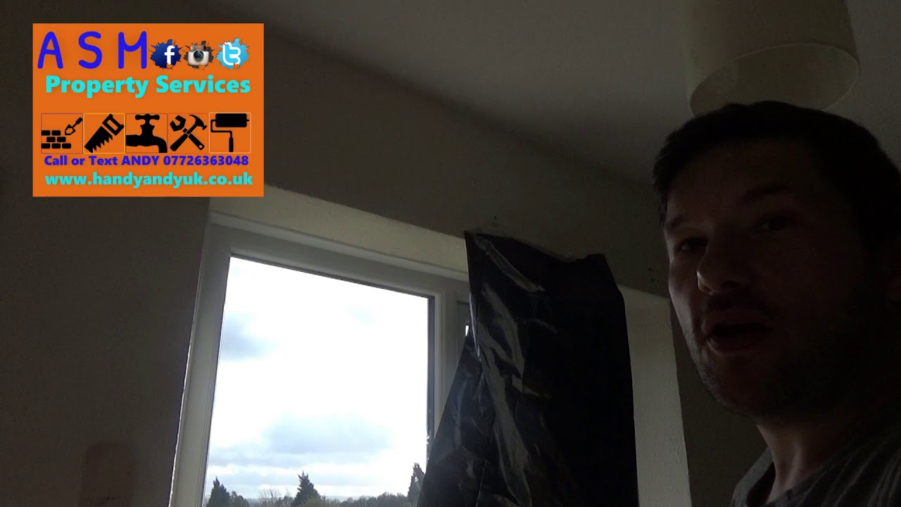 D. I. Y. Vlog how to put a batten up for curtain pole By Handy andy