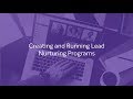 LEARN: Creating and Running Lead Nurturing Programs