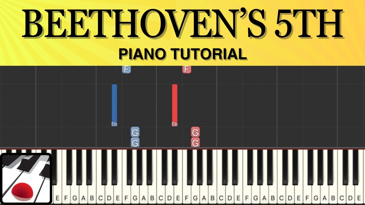 Beethoven's 5th Piano Tutorial (EASY!) - YouTube