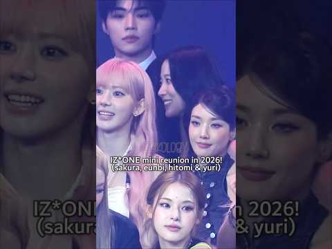 IZ*ONE reunion!!😱 #lesserafim #izone #shorts