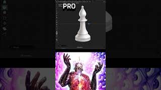 Noob vs Pro Artist: Make a Chess Pawn in Blender