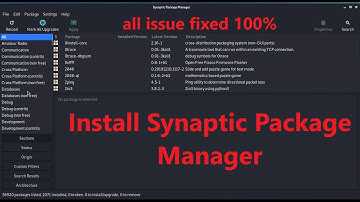 Synaptic- How to install Synaptic -  2020 - 8 New Installation | all issue solved