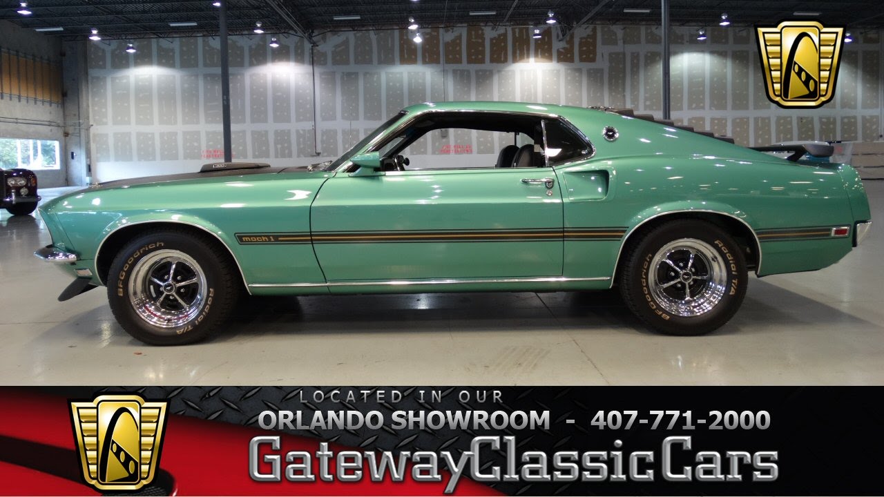 1969 Ford Mustang Mach 1 Gateway Classic Cars Orlando #263 - YouTube