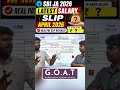 SBI JA Salary 2026🔥New Joinee In-Hand Salary 😍Allowances &amp; Deductions✨#sbija #salaryslip #goat