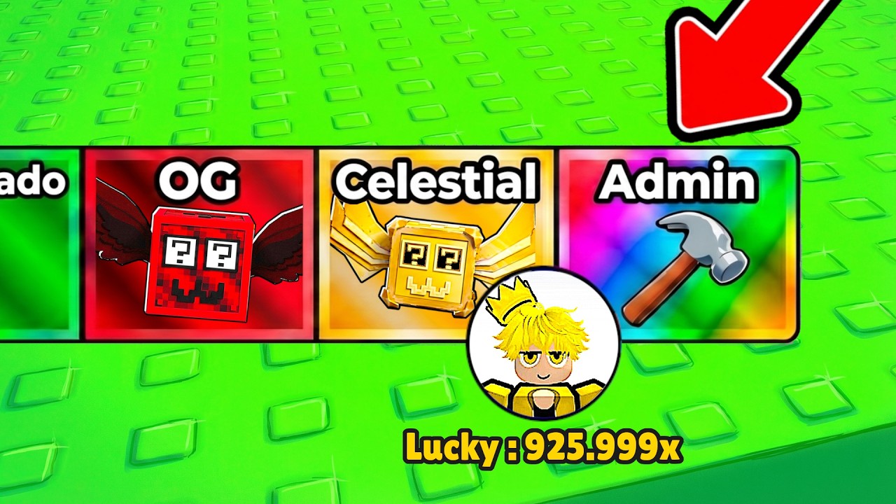 TESTEI PODERES DE ADMIN CHUTE INFINITO E BRAINROT OP no CHUTE UMA LUCKY BLOCK